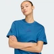 Женская футболка adidas Z.N.E. adidas KR0203 (XS) синий (4068822409681) - изображение 4