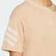 Жіноча футболка Future Icons 3-Stripes adidas JW7840 (S) коричневий (4068806552020) - зображення 5
