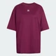Жіноча футболка Essentials Boyfriend adidas KD1373 (XS) бордовий (4068821341807) - зображення 6