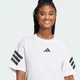Женская футболка Future Icons 3-Stripes adidas JE0238 (S) белый (4067891020476) - изображение 4