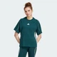 Жіноча футболка Stadium 3-Stripes adidas JW0449 (XS) зелений (4068808916530) - зображення 1