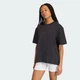 Женская футболка Essentials Linear Oversized adidas KD1448 (L) черный (4068821582156) - изображение 1