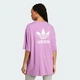 Женская футболка Trefoil adidas IY4652 (L) фиолетовый (4067893340503) - изображение 2