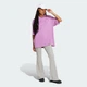 Женская футболка Trefoil adidas IY4652 (L) фиолетовый (4067893340503) - изображение 3