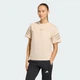 Женская футболка Future Icons 3-Stripes adidas KD7682 (XL) бежевый (4068815198424) - изображение 1