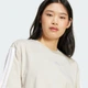 Жіноча футболка Essentials 3-Stripes Boyfriend adidas JE1219 (M) бежевий (4067891069567) - зображення 5