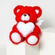 Плюшевий ведмедик Янголятко Teddy Boom 60см червоний - зображення 1