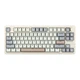 Беспроводная механическая клавиатура Epomaker Galaxy 70 Gray, из алюминиевого корпуса, размер 75% RGB подсветки 2.4G/Bluetooth/USB - изображение 3
