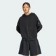 Женская толстовка SOFT LUX FULL-ZIP adidas KE9147 (S) черный (4068822925549) - изображение 1