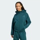 Женское худи adidas Z.N.E. Full-Zip adidas JW5321 (XS) зеленый (4068808973281) - изображение 1