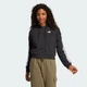 Жіноча толстовка Essentials 3-Stripes French Terry adidas JE0052 (XS) чорний (4067902922133) - зображення 1