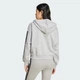 Жіноча толстовка Essentials 3-Stripes French Terry adidas JE0055 (2XL) сірий (4067902803029) - зображення 2