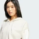 Женская толстовка Essentials 3-Stripes French Terry adidas JW1821 (2XL) бежевый (4067902195865) - изображение 4