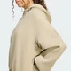 Жіноча толстовка SOFT LUX FULL-ZIP adidas KE9146 (S) коричневий (4068822042352) - зображення 4