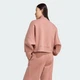 Жіноча олімпійка Off Placed 3-Stripes Zip Up adidas JW3609 (M) рожевий (4068808273725) - зображення 2