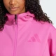Женское худи adidas Z.N.E. Full-Zip adidas JD0816 (XS) розовый (4067902222691) - изображение 5