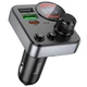 Автомобільний FM трансмітер HOCO E86 Alegria Bluetooth, 48W, PD/QC, 2×USB + Type-C, Hands-Free, підтримка USB/TF - изображение 1
