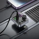 Автомобільний FM трансмітер HOCO E86 Alegria Bluetooth, 48W, PD/QC, 2×USB + Type-C, Hands-Free, підтримка USB/TF - изображение 7