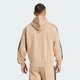 Чоловіче худі Essentials 3-Stripes Fleece adidas JX0695 (S) коричневий (4067907652691) - зображення 2