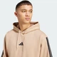 Чоловіче худі Essentials 3-Stripes Fleece adidas JX0695 (S) коричневий (4067907652691) - зображення 4