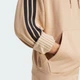 Чоловіче худі Essentials 3-Stripes Fleece adidas JX0695 (S) коричневий (4067907652691) - зображення 5