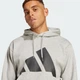 Мужское худи Essentials Big Logo Fleece adidas IN6160 (2XL) серый (4067905855711) - изображение 4
