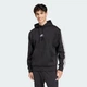 Чоловіче худі Essentials 3-Stripes Fleece adidas JE6297 (S) чорний (4067905727339) - зображення 1