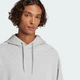Мужское худи Essentials Loose-Fit 3 Bar Logo French Terry adidas JF3591 (M) серый (4067905715831) - изображение 4