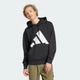 Мужское худи Essentials Big Logo Fleece adidas IN6159 (2XL) черный (4067905855599) - изображение 1
