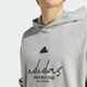 Мужское худи Brand Love French Terry adidas IX1316 (L) серый (4067898835530) - изображение 4