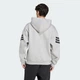 Мужская толстовка Future Icons 3-Stripes adidas JD4828 (XS) серый (4067906035617) - изображение 2