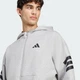 Мужская толстовка Future Icons 3-Stripes adidas JD4828 (XS) серый (4067906035617) - изображение 4