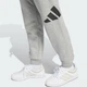 Мужские джоггеры Essentials Big Logo Cuffed Fleece adidas IN6143 (2XL) серый (4067905731138) - изображение 5