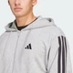 Мужская толстовка Essentials 3-Stripes French Terry adidas JE6338 (2XL) серый (4067901434460) - изображение 5