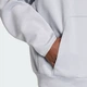 Мужская толстовка Future Icons Small Logo Full-Zip adidas KD7662 (XS) серый (4068815336703) - изображение 5