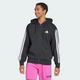Чоловіча толстовка Essentials 3-Stripes French Terry adidas JD1877 (XL) чорний (4067901407792) - зображення 1