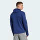 Чоловіче худі Own The Run Winterized Hooded Half-Zip adidas JW9656 (2XL) синій (4068808098458) - зображення 2