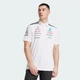 Мужская футболка-поло Mercedes - AMG Petronas Formula One Team adidas JW0586 (XS) белый (4068802737230) - изображение 1