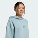Женское худи ALL SZN Fleece Loose adidas JY7741 (XS) зеленый (4068822341516) - изображение 4