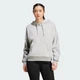 Женское худи Holiday 3-Stripes Fleece adidas JM1869 (M) серый (4068807380974) - изображение 1