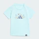 Дитяча футболка Adiraptor Graphic Kids adidas JV5068 (68) бірюзовий (4068809824438) - зображення 2