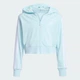 Детская толстовка Essentials Full-Zip Kids adidas JY4984 (140) бирюзовый (4068808325530) - изображение 6