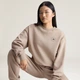 Женский свитшот adidas by Stella McCartney Loose adidas KF8865 (XS) коричневый (4068814583344) - изображение 5