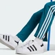 Детские спортивные брюки Adicolor SST Open Hem Slim Track Kids adidas IY9788 (140) бирюзовый (4067895520866) - изображение 5