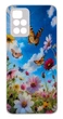 Чохол Glass Case для Xiaomi Redmi 10 2022 бампер скляний білий з малюнком Метелики - зображення 3
