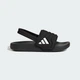 Детские Сандалии ADILETTE ESTRAP 2.0 CHILDREN adidas HQ9197 31 (31 EUR) черный (4068806168214) - изображение 2