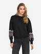 Свитшот женский ONLY 15216364-Black M Черный (5715732997881) - изображение 1