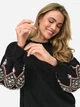 Свитшот женский ONLY 15216364-Black S Черный (5715732997874) - изображение 5