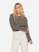 Лонгслив длинный женский ONLY 15337134-Black Coffee M Темно-коричневый (5715610279832) - изображение 1