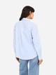 Рубашка хлопковая женская ONLY 15338944-Cashmere Blue M Голубая (5715612349700) - изображение 2